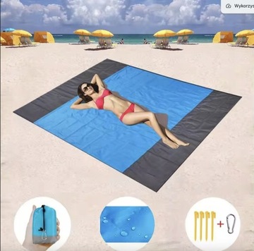 Mata plażowe / koc piknikowy plażowy wodoodporny