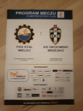 Program Stal Mielec - Okocimski Brzesko 2015/16