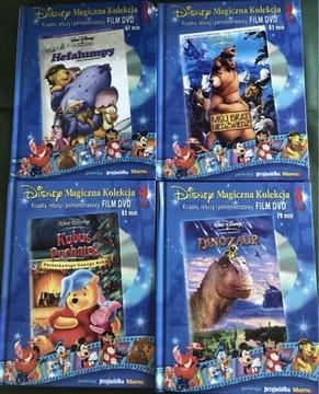 Zestaw książek z płytami Disney Magiczna Kolekcja