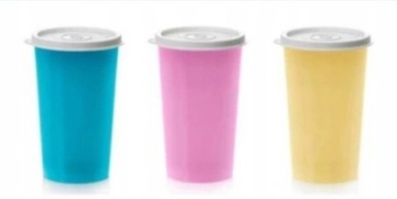 Tupperware kubki Eco+ kolekcja Vintage 3*330 ml