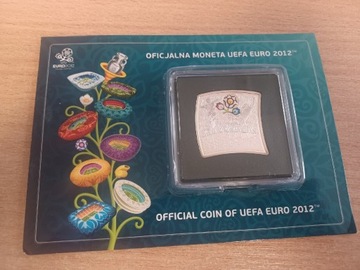 Srebrna moneta kolekcjonerska 20 zł UEFA Euro 2012