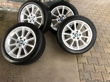 Oryginalne felgi + opony zimowe BMW  245/45/R18 