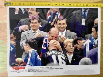 BARTHEZ CHIRAC FINAŁ WORLD CUP 1998 