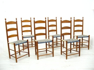 Komplet krzeseł Shaker, Stany Zjednoczone lata 70.