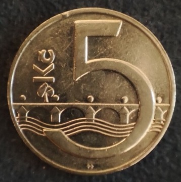 5 Koron czeskich 1993 rok