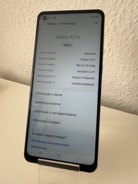 Samsung A21s 32GB biały ładny