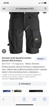 SPODENKI SNICKERS CZANE STRECZ 62/116-120 pas