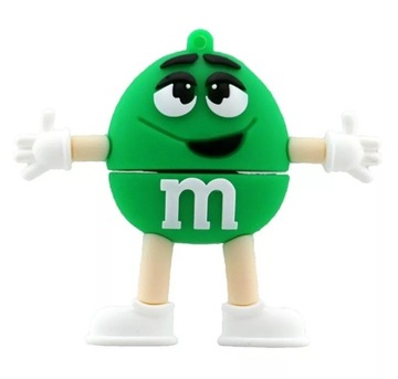 Pendrive 64GB cukierek m&m's zielony mms USB 2.0