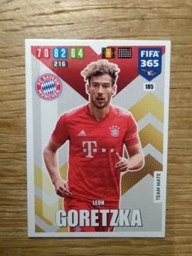 Karta Fifa 365 2020 Panini Goretzka nr 185 Bayern