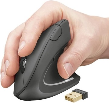 Ergonomiczny Mysz Bezprzewodowa Optyczny USB 2.4GH