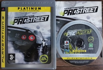 Need for Speed Pro Street na PS3. Komplet 2x PL. 
