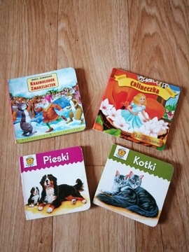 Książeczki dla dzieci zestaw Pieski, kotki itp