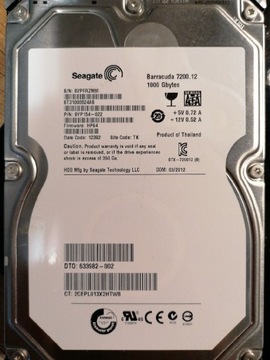 Dysk twardy Seagate barracuda 1tb