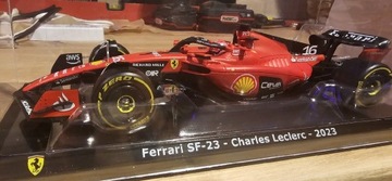 Bolid Bburago SF-23 Charles Leclerc Ferrari 1:24