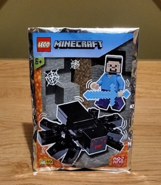 Lego Minecraft 662207 Steve plus Pająk klocki