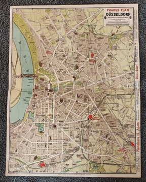 Pharus Plan Dusseldorf 1905/1906