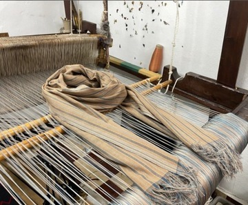 Marokański szal - oryginalny, ręcznie tkany - nowy