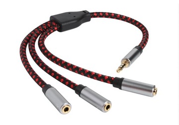 3.5mm męski kabel Stereo Audio Splitter