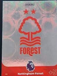 karta Panini Premier League Forest crest