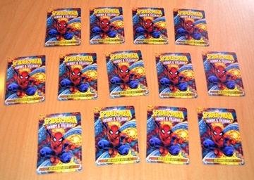 karty Spiderman Heroes & Villains Marvel 3 zł/ szt