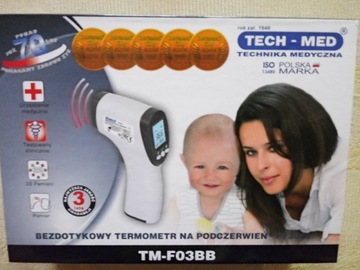 Termometr bezdotykowy Tech-med TM-F03BB