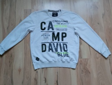 Camp David męska biała bluza XL L