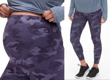 GAP legginsy ciążowe w sportowym stylu moro