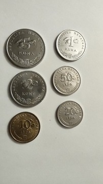 Chorwacja zestaw monet + gratis