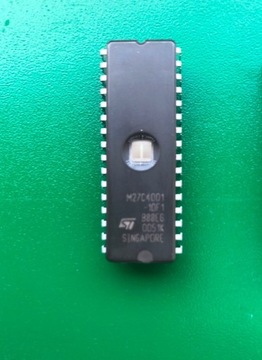 M27C4001-10F1  27C4001  EPROM UV 4M 100ns STM