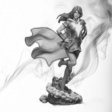 Figurka druk 3D żywica " Shazam Girl " - 12cm