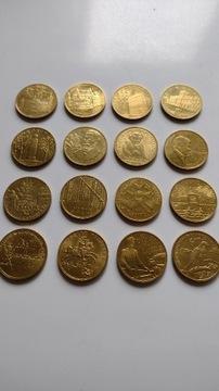 Monety 2 zł 2008 r., komplet 16 szt.