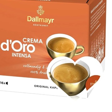 Kawa w kapsułkach  Dallmayr Crema d'ORO Intensa 16