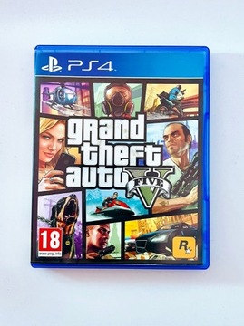 GTA V 5 na PS4 edycja pudełkowa, pełen komplet