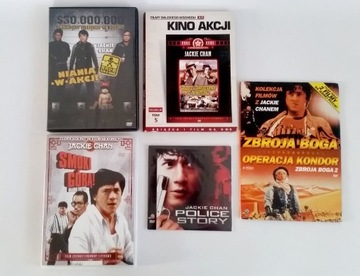 Jackie Chan 6 filmów Police Story Niania w akcji