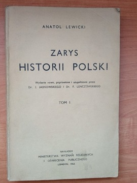 Lewicki, Zarys historii Polski, 1943