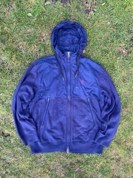 Bluza vintage Ralph Lauren rozpinana hoodie r.XL