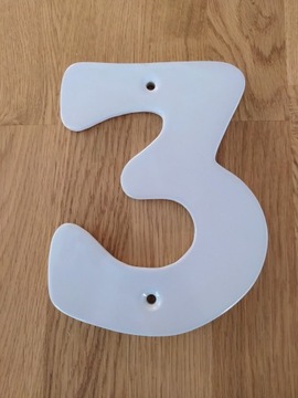 3 - ceramiczny numer na dom