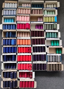 grube nici, tapicerskie 30' firmy Amann, kolory