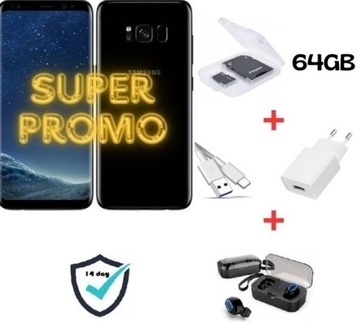 Smartfon Samsung Galaxy S8+ SUPER GRATIS GW14DNI ŁADNY!