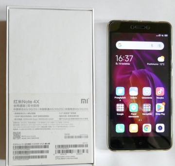 Smartfon Xiaomi Redmi Note 4X 4 GB / 64 GB czarny