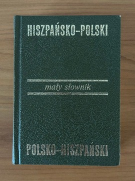 Mały słownik Hiszpańsko - Polski, Polsko - Hiszpań