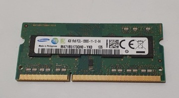 RAM samsung 4 GB  DDR3L do laptopa PC3L 12800S