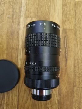 Obiektyw cosmicar tv zoom lens 12.5 - 75mm 