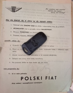Polski FIAT instrukcja