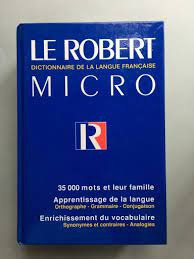  LE ROBERT  DICTIONNAIRE DE LANGUE FRANCAIS MICRO