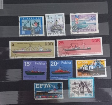 znaczki pocztowe - Statki