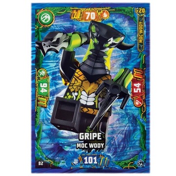 KARTA  NR 82  LEGO NINJAGO seria 7 SEABOUND