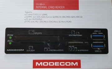 Nowy czytnik wewnętrzny Modecom 3,5" CR-108-3 usb