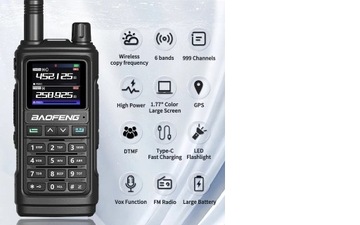 Baofeng UV 17 Pro GPS VHF UHF FM AM AIR skaner