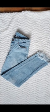 Jeansy rurki H&M Spodnie XS/S